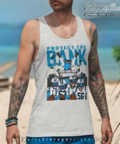 Carolina Panthers Protect The Bank Tank Top Racerback