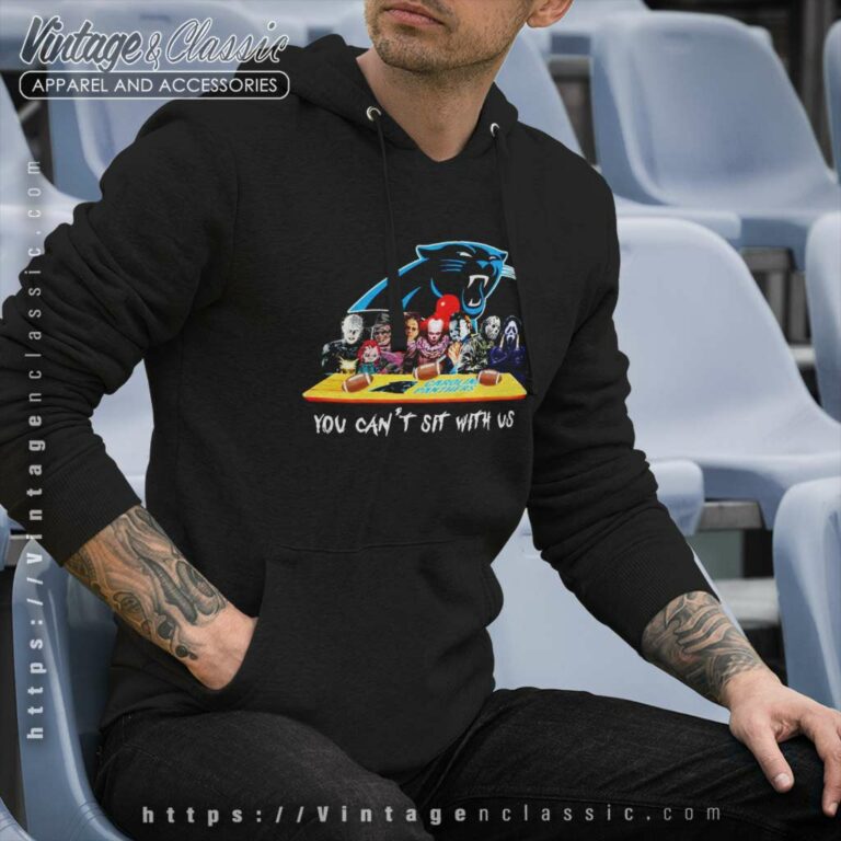 Carolina Panthers Shirt Horror Movies You Cant Sit With Us Hoodie Carolina Panthers Shirt Horror Movies You Cant Sit With Us Hoodie