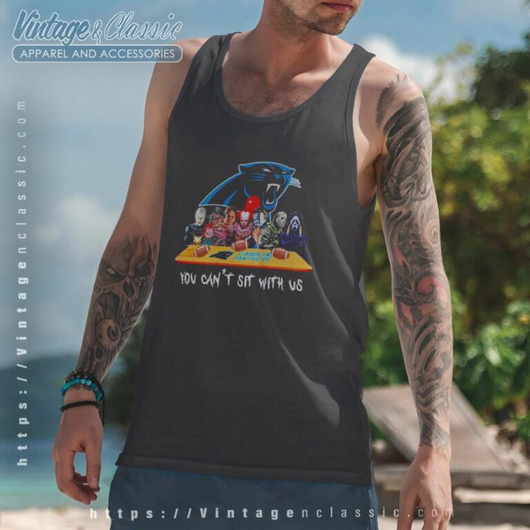Carolina Panthers Shirt Horror Movies You Cant Sit With Us Tank Top Racerback Carolina Panthers Shirt Horror Movies You Cant Sit With Us Tank Top Racerback