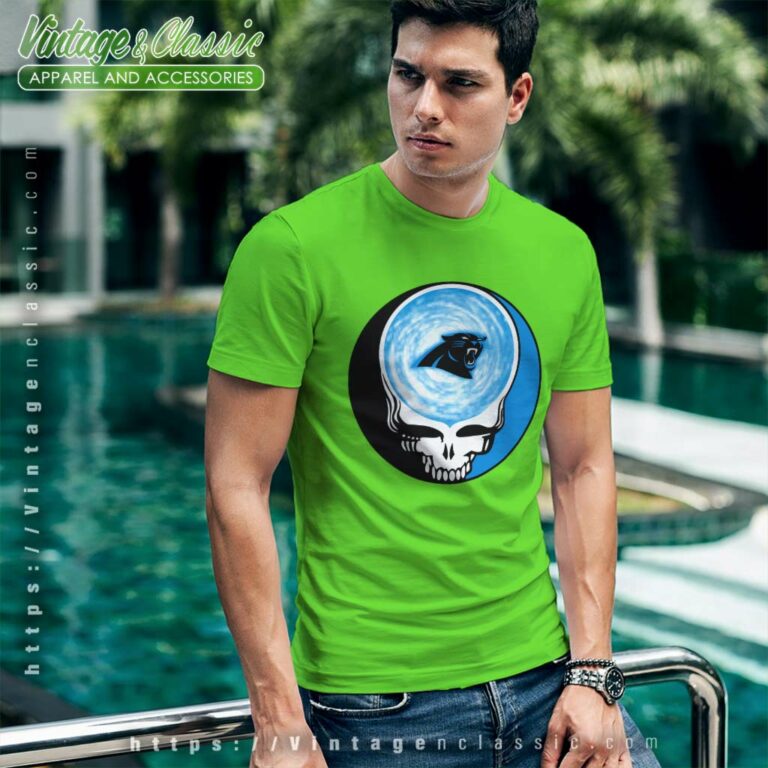 Carolina Panthers Shirt Nfl Grateful Dead Logo T Shirt Carolina Panthers Shirt Nfl Grateful Dead Logo T Shirt