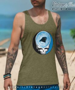Carolina Panthers Shirt Nfl Grateful Dead Logo Tank Top Racerback