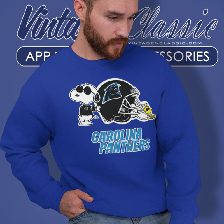 Carolina Panthers Snoopy And Woodstock Sweatshirt Carolina Panthers Snoopy And Woodstock Sweatshirt