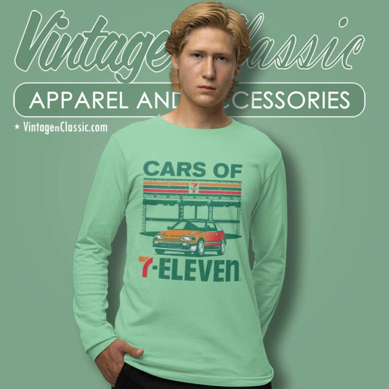 Cars Of 7 Eleven Collection Long Sleeve Tee Cars Of 7 Eleven Collection Long Sleeve Tee
