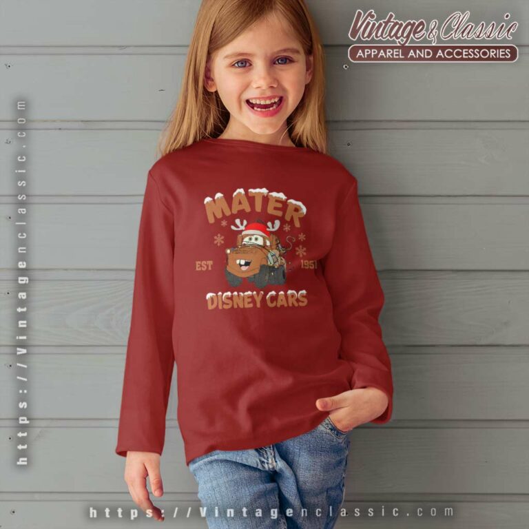 Cars Tow Mater Disney Christmas kids Longsleeve Cars Tow Mater Disney Christmas kids Longsleeve