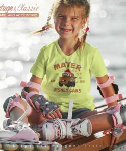 Cars Tow Mater Disney Christmas kids Vneck