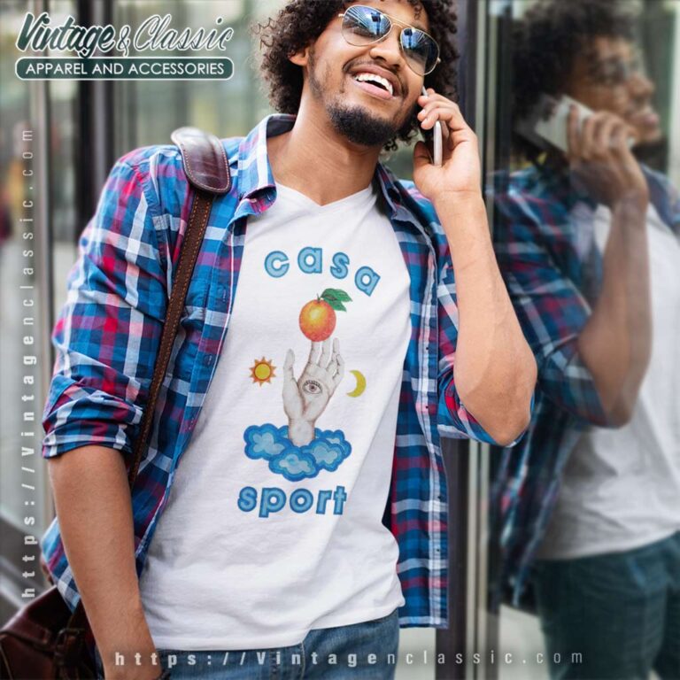 Casablanca Casa Talisman V Neck TShirt Casablanca Casa Talisman V Neck TShirt