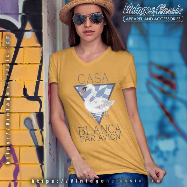Casablanca Par Avion V Neck TShirt Casablanca Par Avion V Neck TShirt