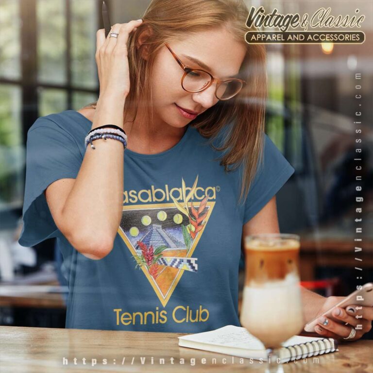 Casablanca Tennis Club Icon Women TShirt Casablanca Tennis Club Icon Women TShirt