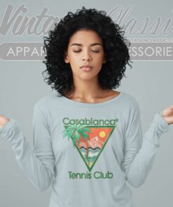 Casablanca Tennis Club Shirt Long Sleeve Tee
