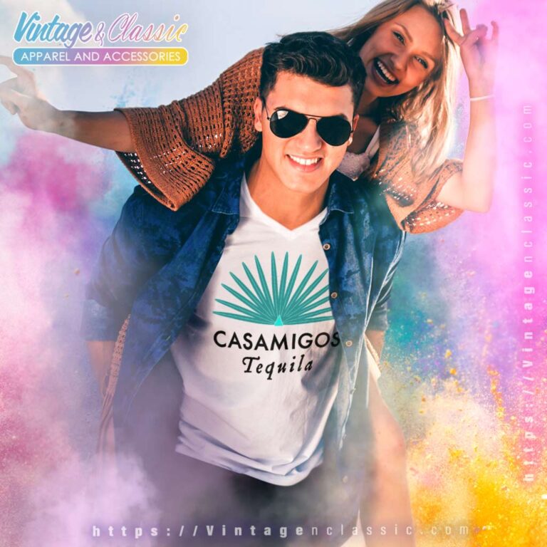 Casamigos Tequila Logo V Neck TShirt Casamigos Tequila Logo V Neck TShirt