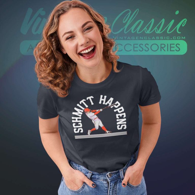 Casey Schmitt Happens San Francisco Giants Player Women TShirt Casey Schmitt Happens San Francisco Giants Player Women TShirt