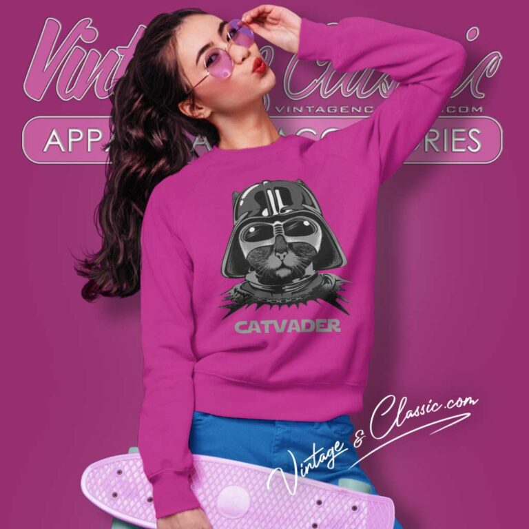 Cat Darth Vader Star Wars Sweatshirt Cat Darth Vader Star Wars Sweatshirt