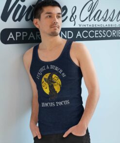 Cat Its Just A Bunch Of Hocus Pocus Tank Top Racerback