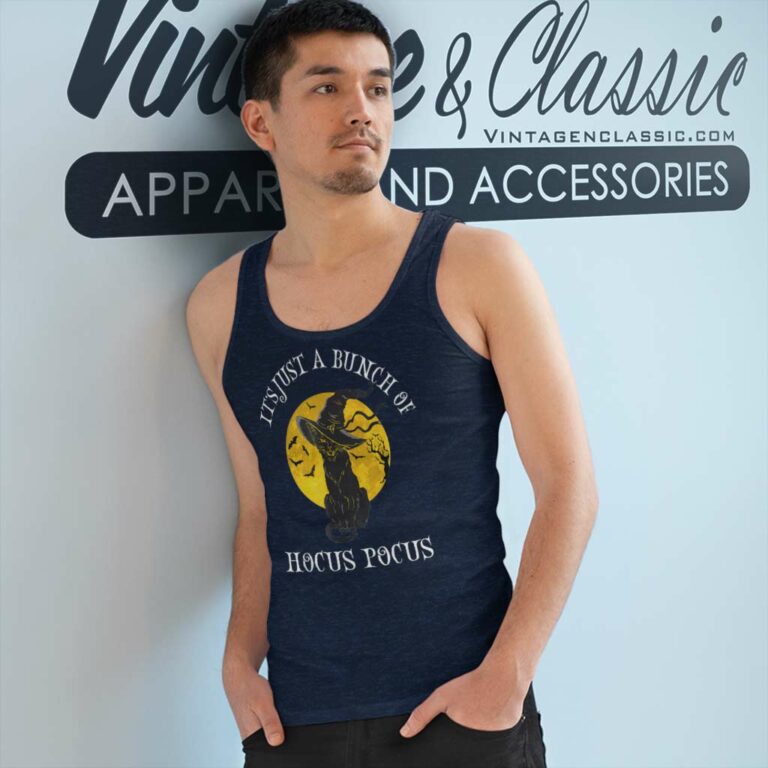 Cat Its Just A Bunch Of Hocus Pocus Tank Top Racerback Cat Its Just A Bunch Of Hocus Pocus Tank Top Racerback