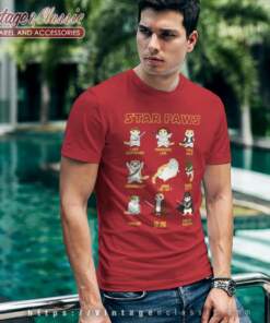 Cat Star Paws T Shirt