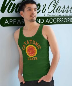 Catatonic State Funny College Tank Top Racerback