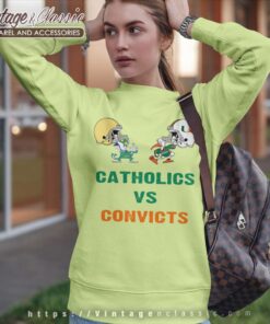 Catholics Vs Convicts 1988 Vintage Sweatshirt
