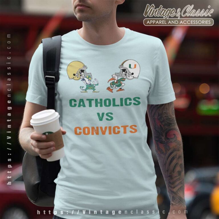 Catholics Vs Convicts 1988 Vintage T Shirt Catholics Vs Convicts 1988 Vintage T Shirt