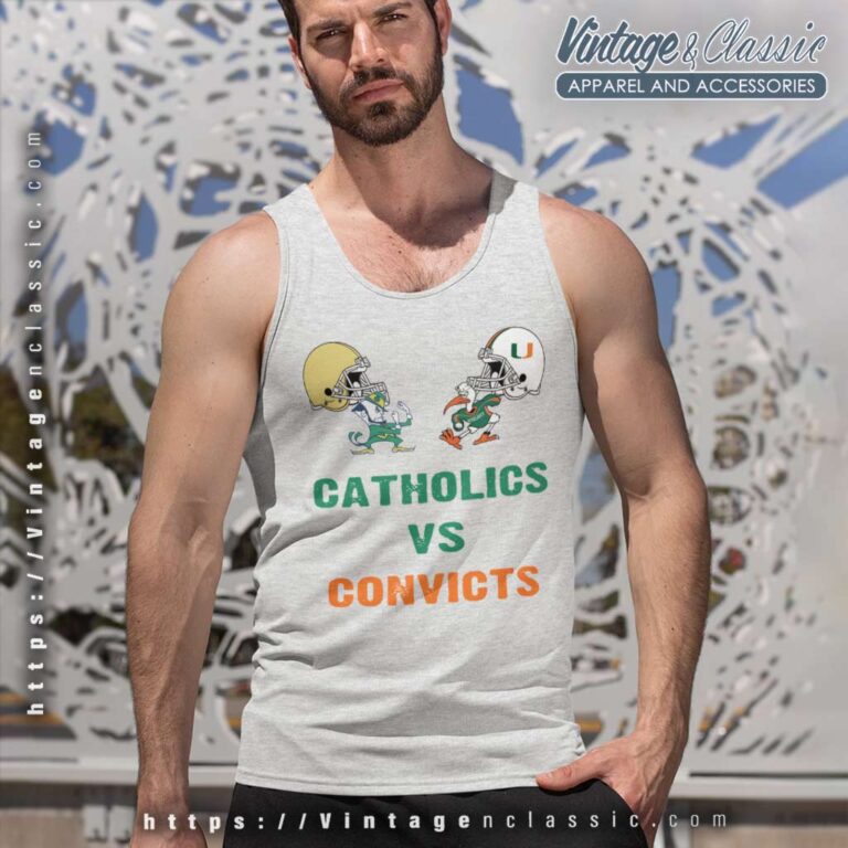 Catholics Vs Convicts 1988 Vintage Tank Top Racerback Catholics Vs Convicts 1988 Vintage Tank Top Racerback