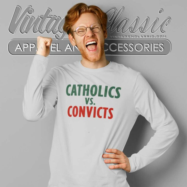 Catholics Vs Convicts Long Sleeve Tee Catholics Vs Convicts Long Sleeve Tee