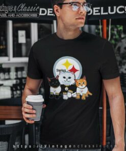 Cats Pittsburgh Steelers T Shirt