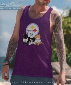 Cats Pittsburgh Steelers Tank Top Racerback