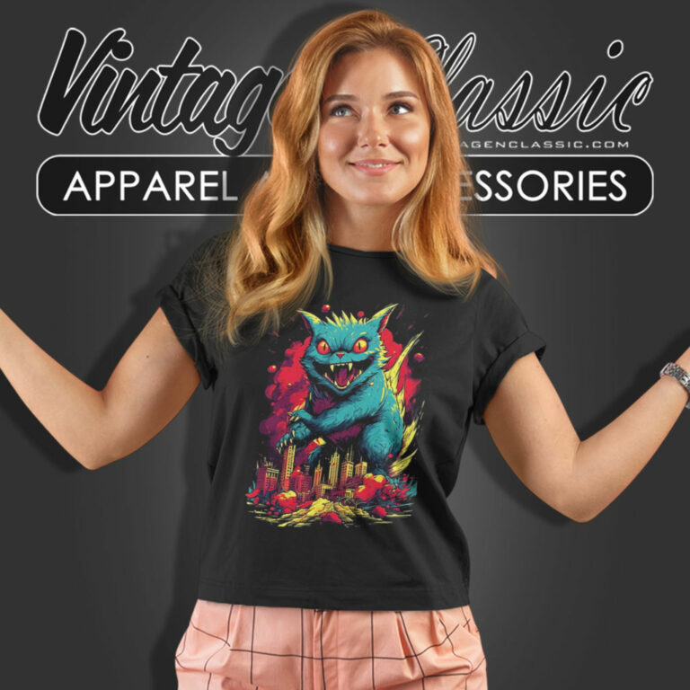 Catzilla Cat For Lover Cats Kitty Kitten Women T Shirt Catzilla Cat For Lover Cats Kitty Kitten Women T Shirt