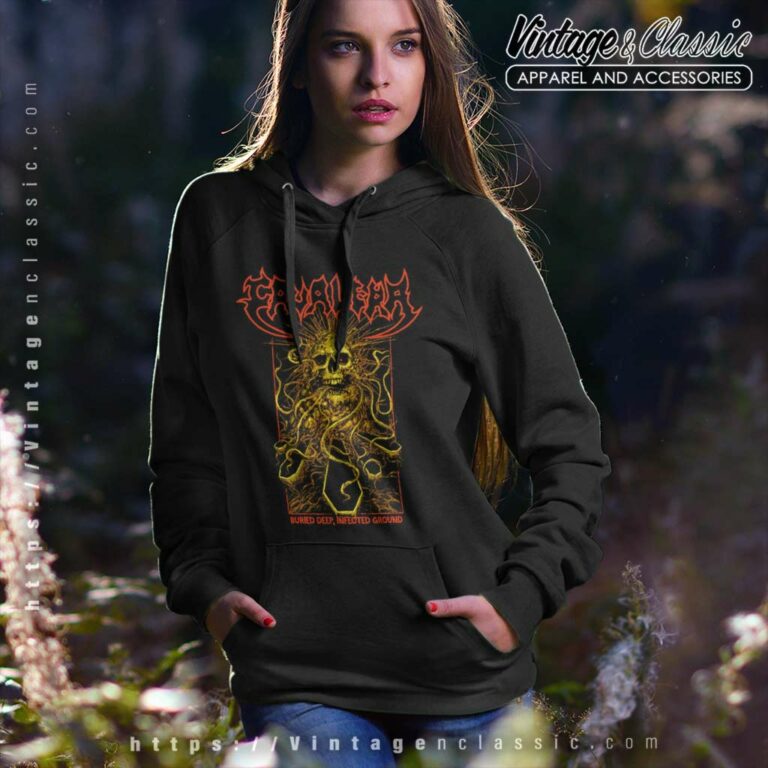 Cavalera Shirt Buried Deep Infected Ground Hoodie Cavalera Shirt Buried Deep Infected Ground Hoodie