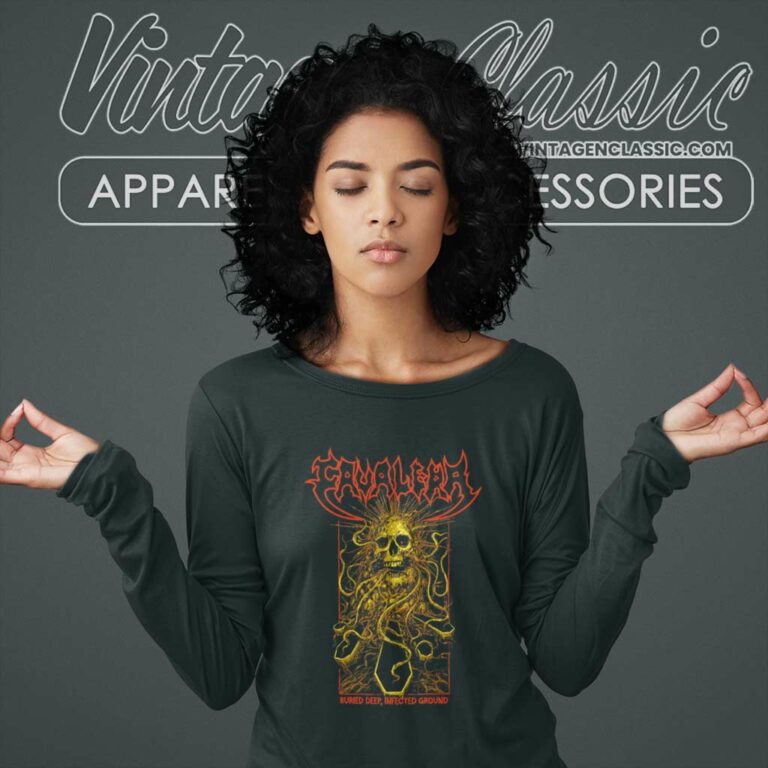 Cavalera Shirt Buried Deep Infected Ground Long Sleeve Tee Cavalera Shirt Buried Deep Infected Ground Long Sleeve Tee