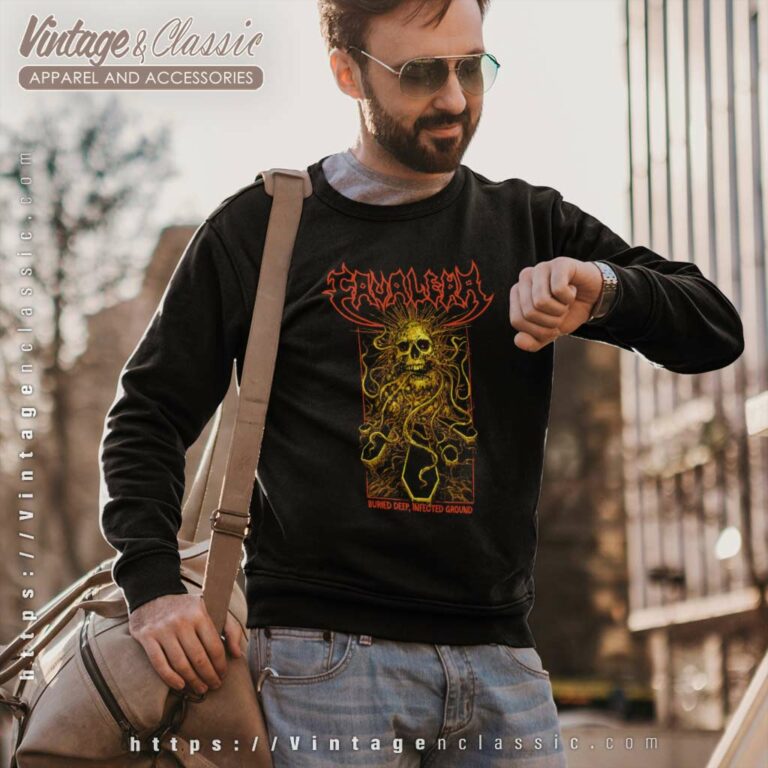 Cavalera Shirt Buried Deep Infected Ground Sweatshirt Cavalera Shirt Buried Deep Infected Ground Sweatshirt