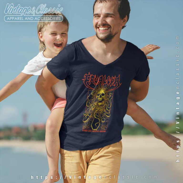 Cavalera Shirt Buried Deep Infected Ground V Neck TShirt Cavalera Shirt Buried Deep Infected Ground V Neck TShirt