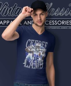 Ceedee Lambs Shirt Dallas Cowboys Football Player V Neck TShirt