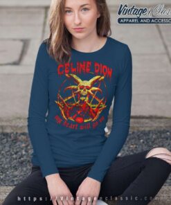 Celine Dion Metal My Heart Will Go On Long Sleeve Tee