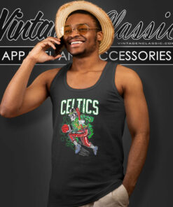 Celtics Clover Skeleton Nba Playoff Tank Top Racerback