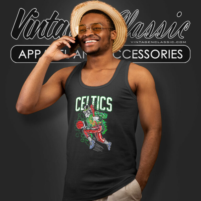 Celtics Clover Skeleton Nba Playoff Tank Top Racerback Celtics Clover Skeleton Nba Playoff Tank Top Racerback