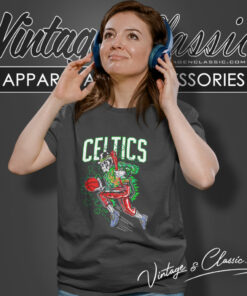 Celtics Clover Skeleton Nba Playoff Women T Shirt