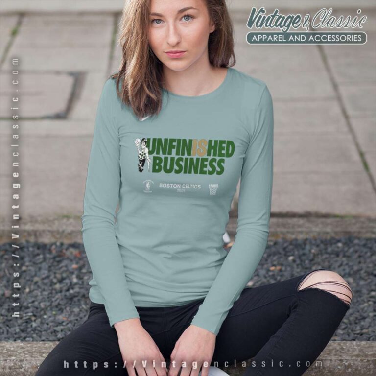 Celtics Unfin18shed Business Shirt Long Sleeve Tee Celtics Unfin18shed Business Shirt Long Sleeve Tee