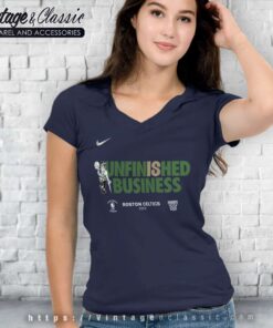 Celtics Unfin18shed Business Shirt V Neck TShirt