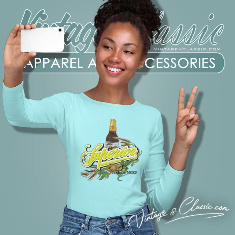 Cerveza Superior Mexican Beer Long Sleeve Tee Cerveza Superior Mexican Beer Long Sleeve Tee