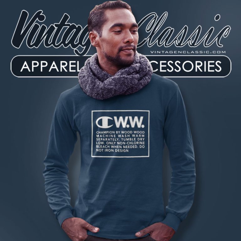 Champagne By Wood Wood Long Sleeve Tee Champagne By Wood Wood Long Sleeve Tee