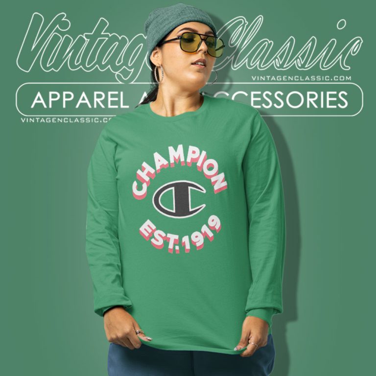 Champion Est1919 Logo Long Sleeve Tee Champion Est1919 Logo Long Sleeve Tee