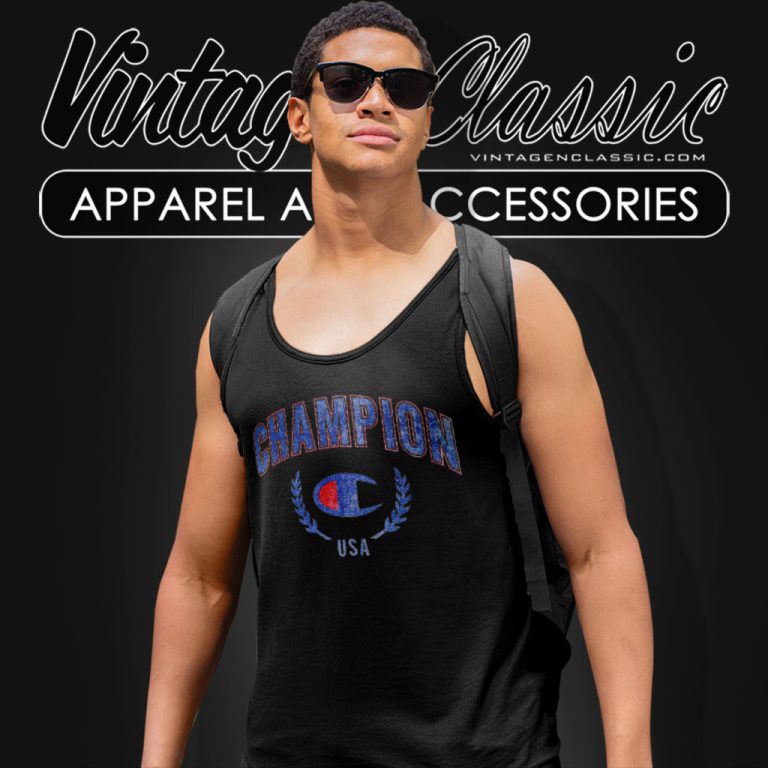 Champion Graphic Laurel Logo Tank Top Racerback Champion Graphic Laurel Logo Tank Top Racerback