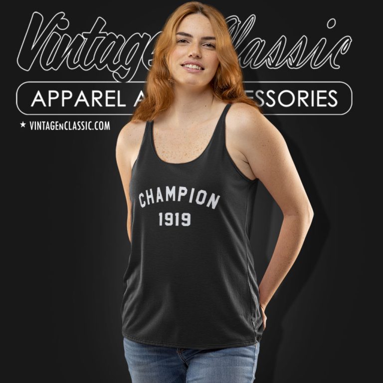 Champion Logo 1919 Basic Tank Top Racerback Champion Logo 1919 Basic Tank Top Racerback