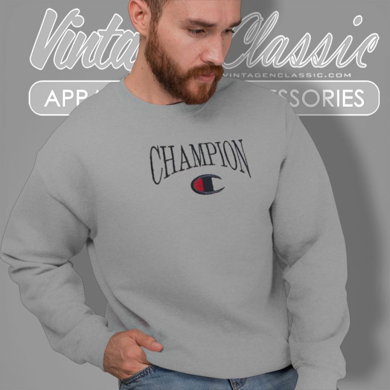 Champion Logo Basic Sweatshirt Champion Logo Basic Sweatshirt