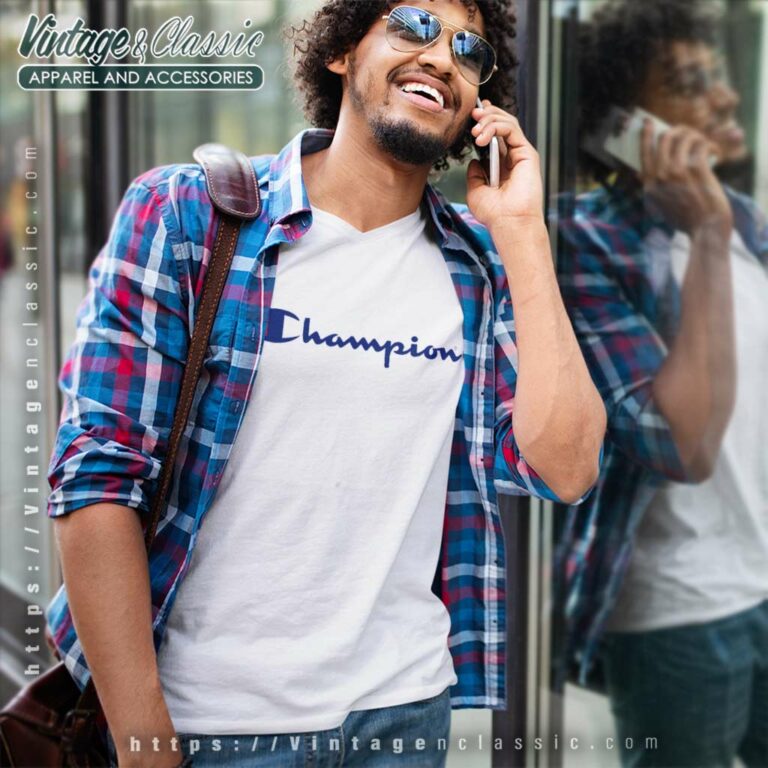 Champion Logo New V Neck TShirt Champion Logo New V Neck TShirt