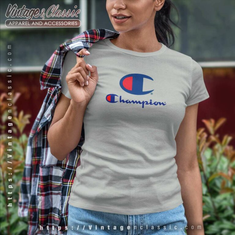 Champion Logo Women TShirt Champion Logo Women TShirt