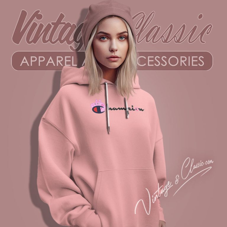 Champion X Peppa Pig Custom Hoodie Champion X Peppa Pig Custom Hoodie