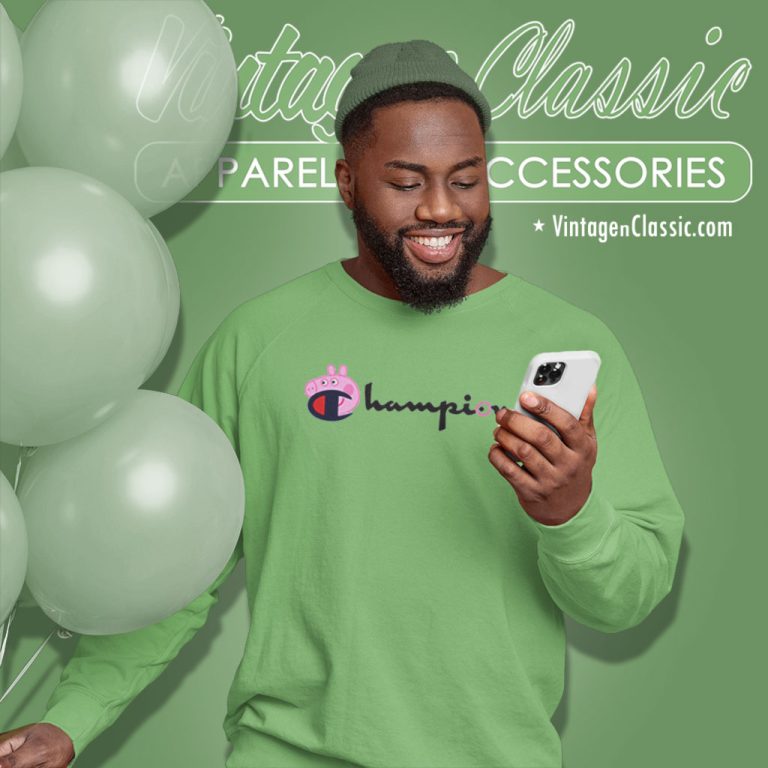 Champion X Peppa Pig Custom Sweatshirt Champion X Peppa Pig Custom Sweatshirt