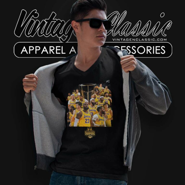 Champions Lakers In Season Tournament 2023 V Neck TShirt Champions Lakers In Season Tournament 2023 V Neck TShirt