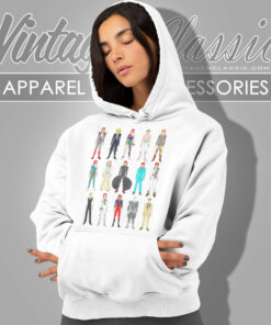 Characters Of David Bowie Shirt Ziggy Stardust Hoodie